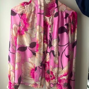 Worthington XS Floral Blouse